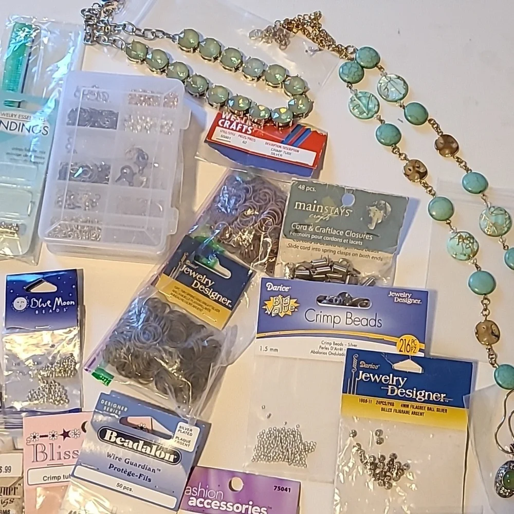 Bundle of Jewerly Making Findings & Misc.  Over 50 packages - Picture 4 of 16